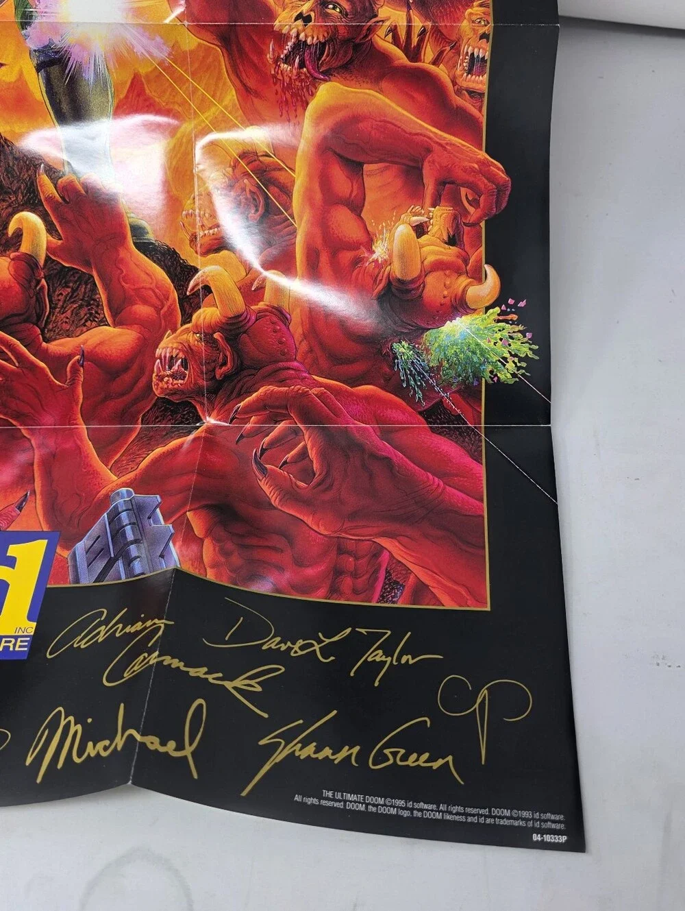 The Ultimate Doom PC Big Box 1995 CIB Complete w/ Poster Receipt Strategy Guide